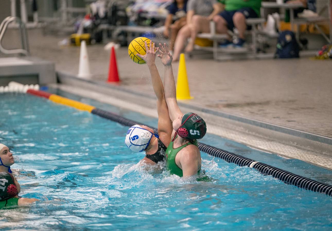 Fighting for sprint win by doing a jump off